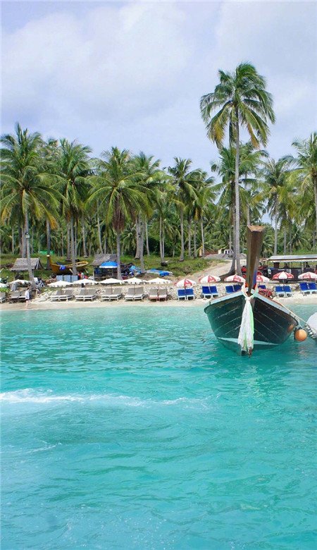 唯美好看的微信海滩风景壁纸图片