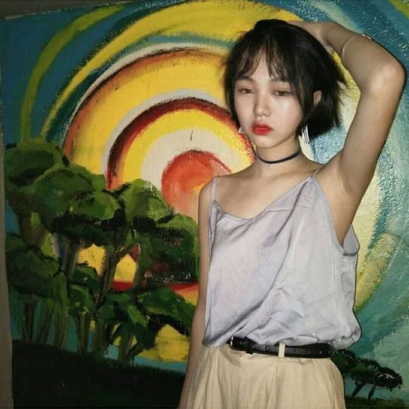 潮流森系文艺女生头像