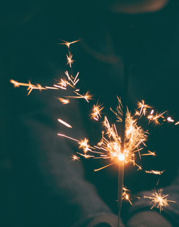 唯美烟火朋友圈配图