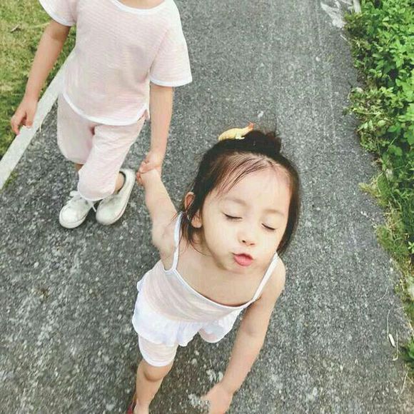 微信可爱萌娃情侣头像