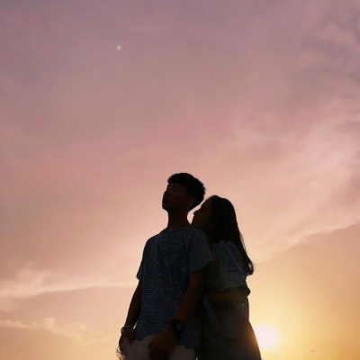 潮流时尚范的微信情侣头像