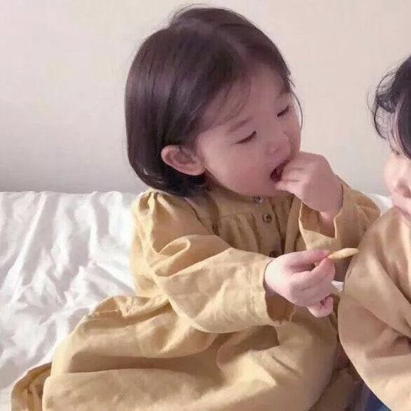 微信可爱萌娃情侣头像