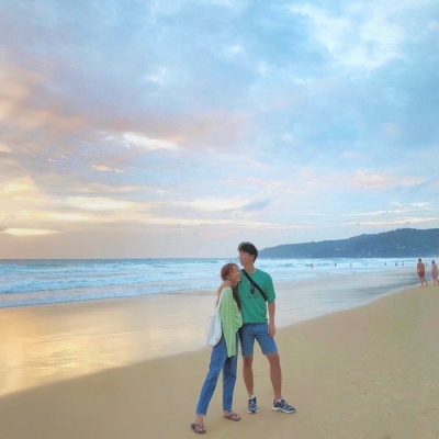 潮流时尚范的微信情侣头像