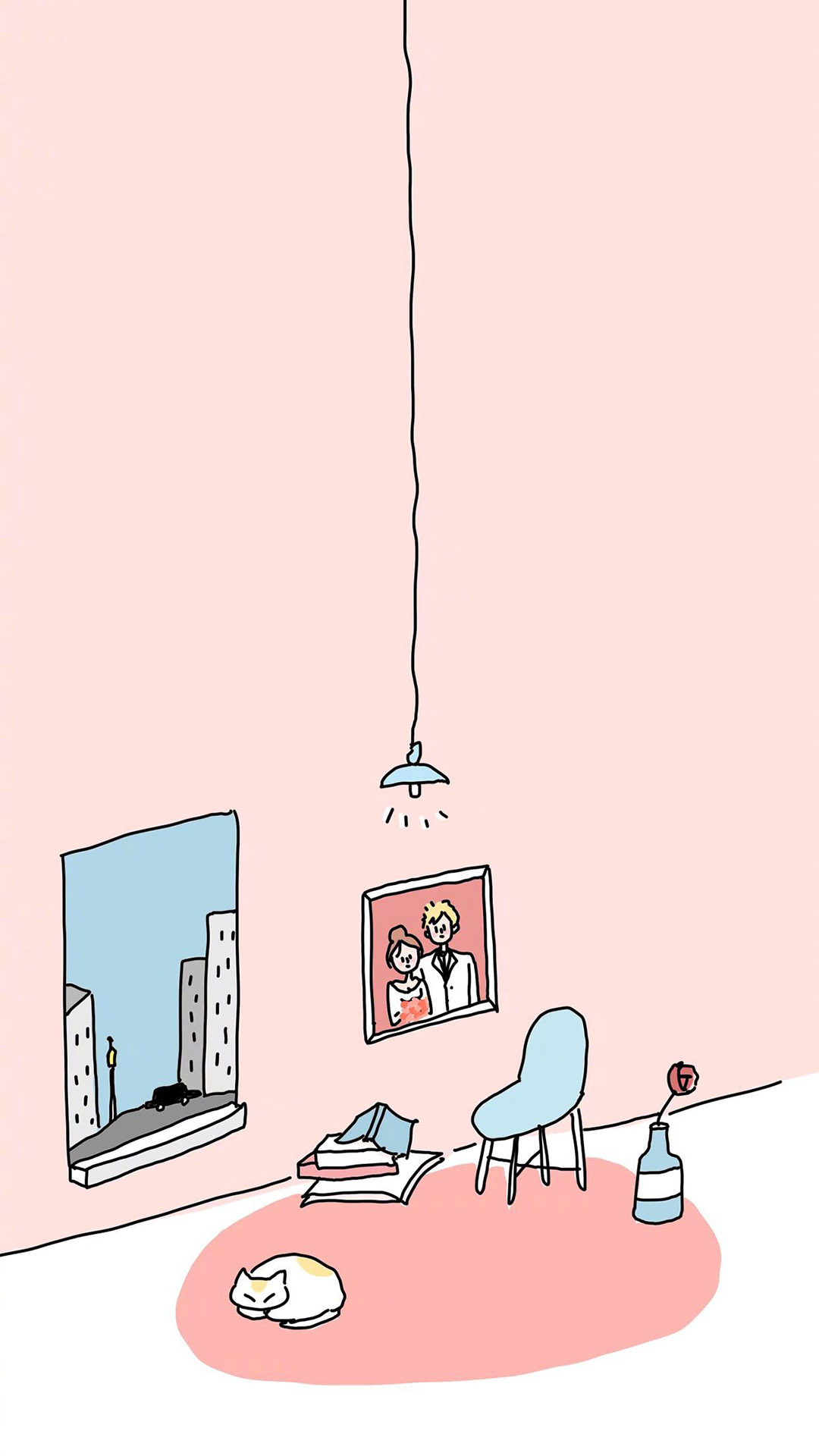 个性创意的微信情侣壁纸图片