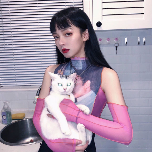 微信霸气时尚性感御姐女头