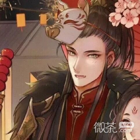 微信好看爱情动漫情侣头像