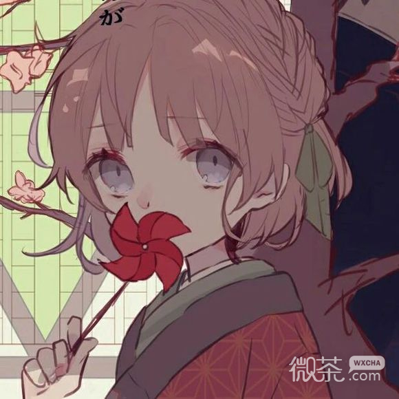 微信好看爱情动漫情侣头像