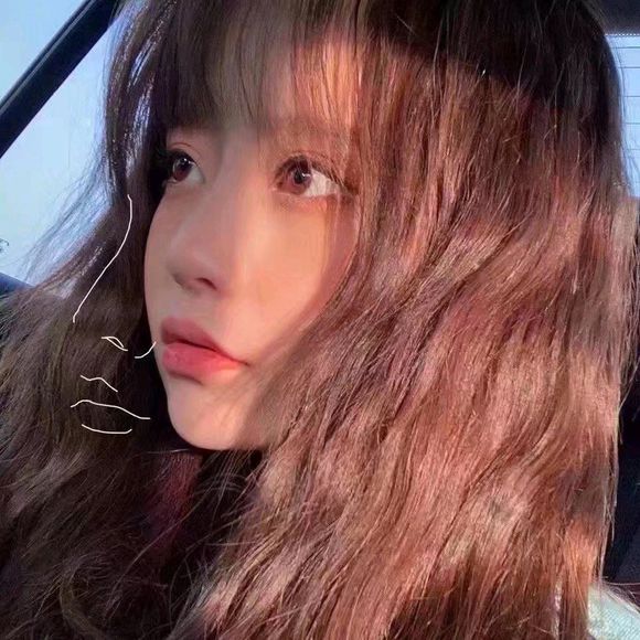 微信软妹长发女生头像