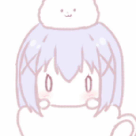 粉色简约可爱情侣头像