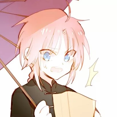 粉色简约可爱情侣头像