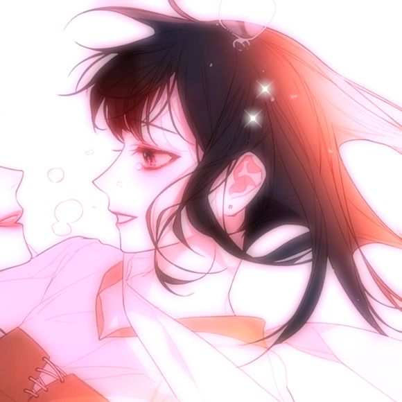 粉色简约可爱情侣头像