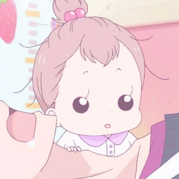 粉色简约可爱情侣头像