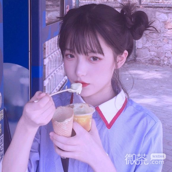 微信时尚唯美阳光女生头像