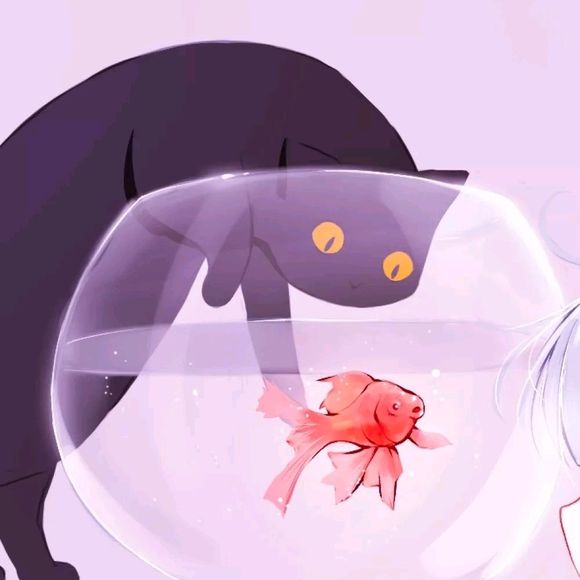 可爱动漫情侣头像