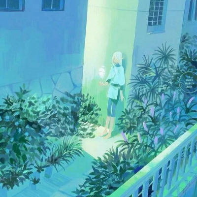 文艺小清新风格的微信漫画女生头像