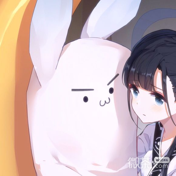 粉色简约情侣头像