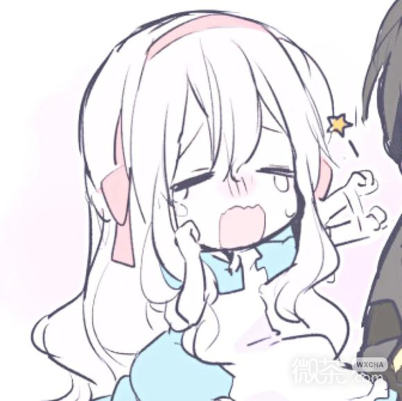 粉色简约情侣头像