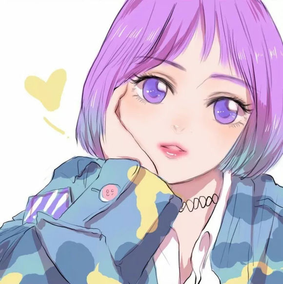 微信唯美好看动漫女生头像