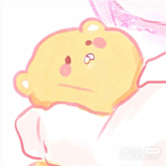 粉色简约情侣头像