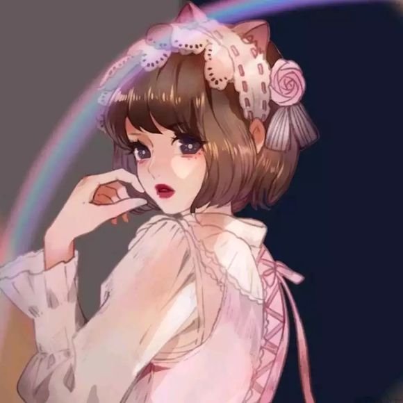 微信唯美好看动漫女生头像