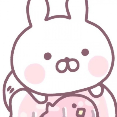 可爱卡通风格的微信动物情侣头像