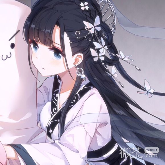 粉色简约情侣头像