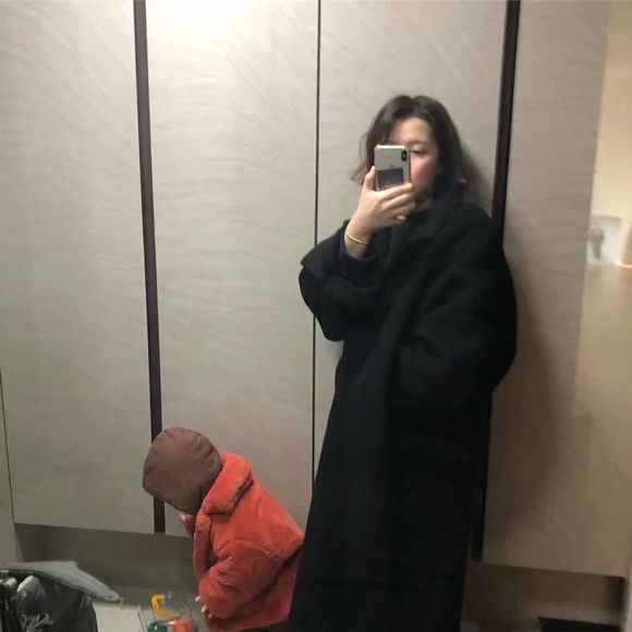 清新潮流长发女生头像