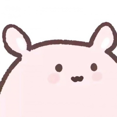 可爱卡通风格的微信动物情侣头像