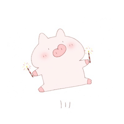 呆萌可爱的卡通猪头微信头像合集