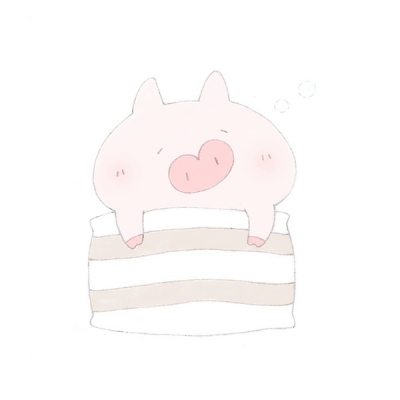 呆萌可爱的卡通猪头微信头像合集