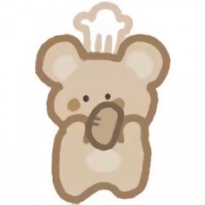 可爱卡通风格的微信动物情侣头像