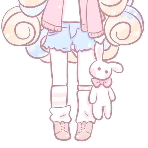 微信可爱简约女生头像