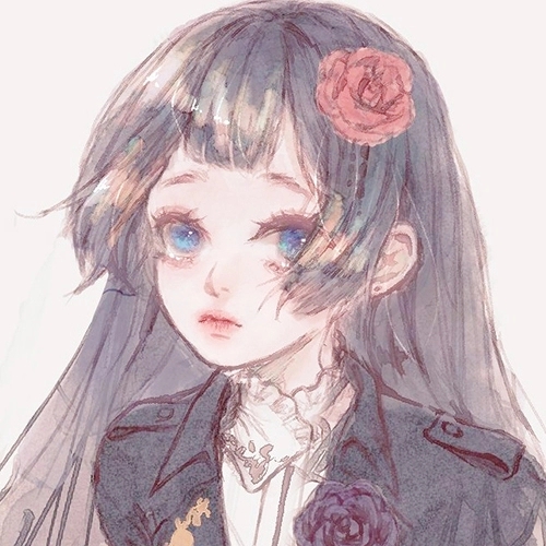 微信唯美好看动漫女生头像