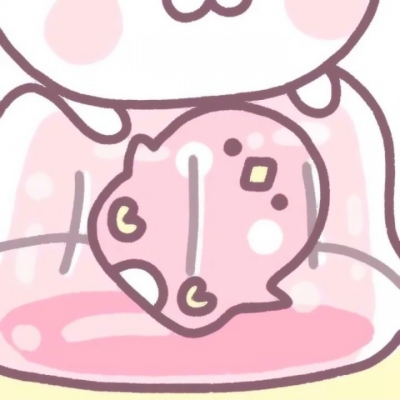 可爱卡通风格的微信动物情侣头像