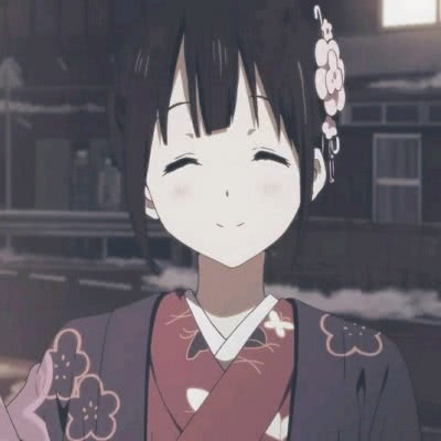 一左一右的微信个性动漫情侣头像