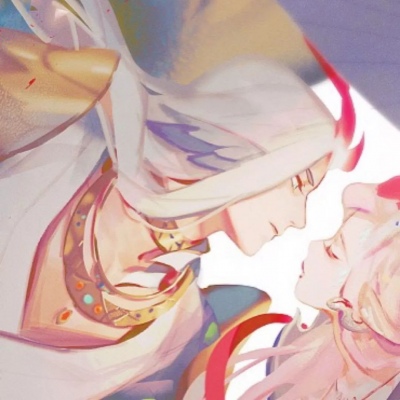 一左一右的微信个性动漫情侣头像