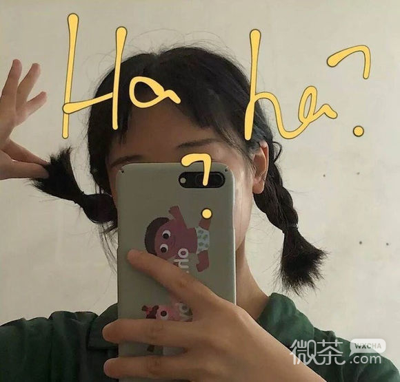 佛系时尚长发女生头像