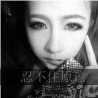 黑白伤感风格的微信带字女生头像