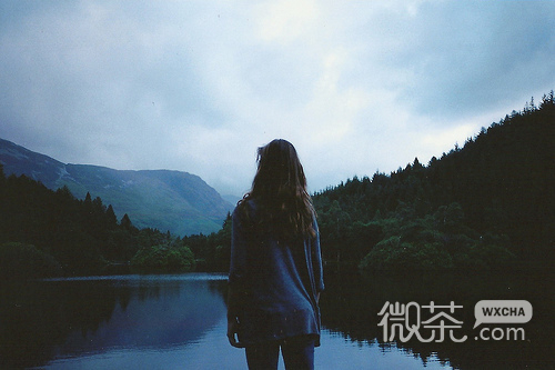 唯美意境风格的微信女生图片