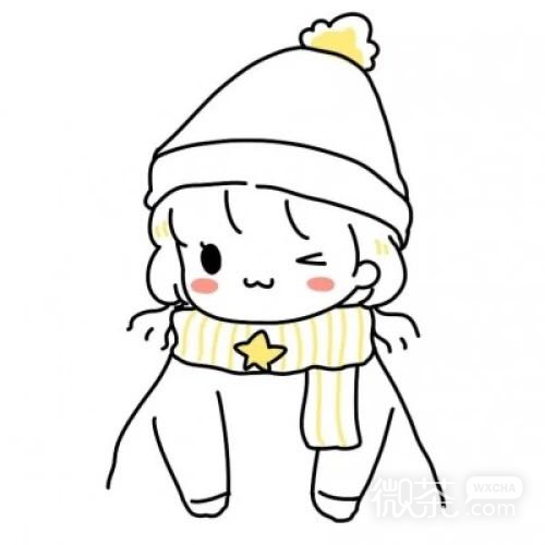 简约卡通情侣头像