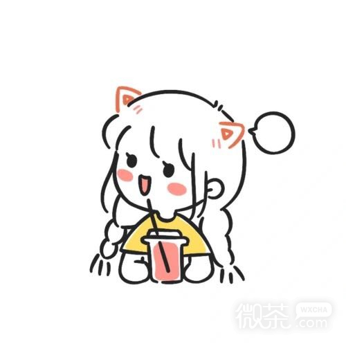 简约卡通情侣头像