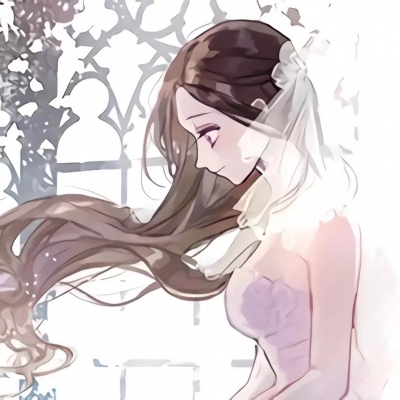 唯美动漫风的微信情侣头像合集