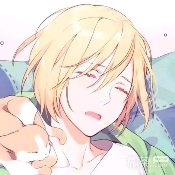 成熟性感二次元男生头像