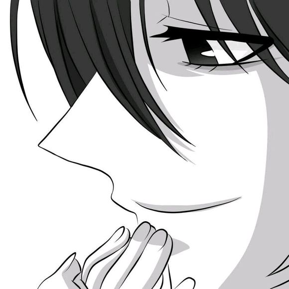 个性黑白二次元男生头像