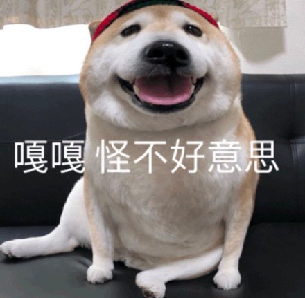 憨厚大嘴狗表情包