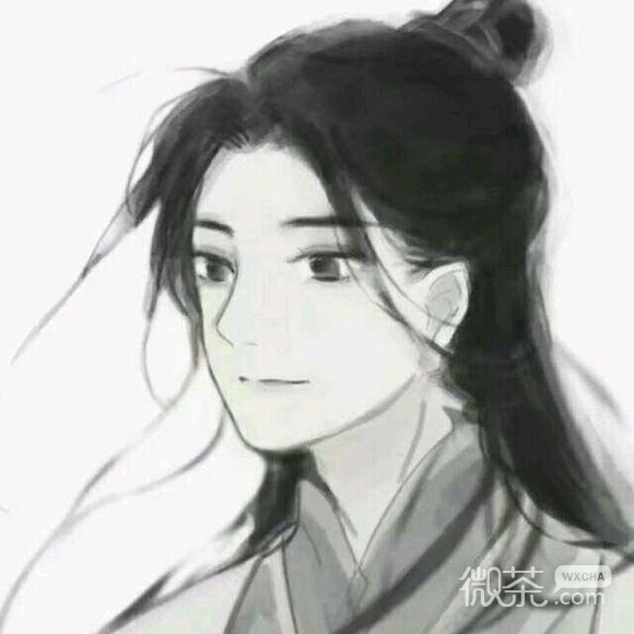 成熟性感二次元男生头像