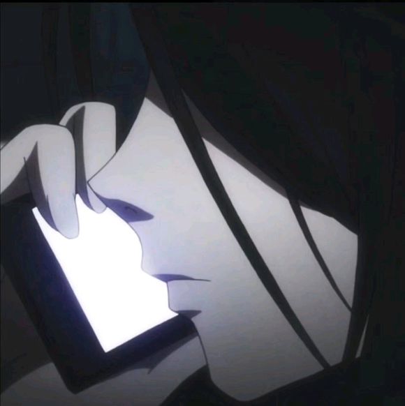 个性黑白二次元男生头像