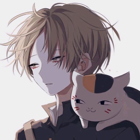 个性黑白二次元男生头像