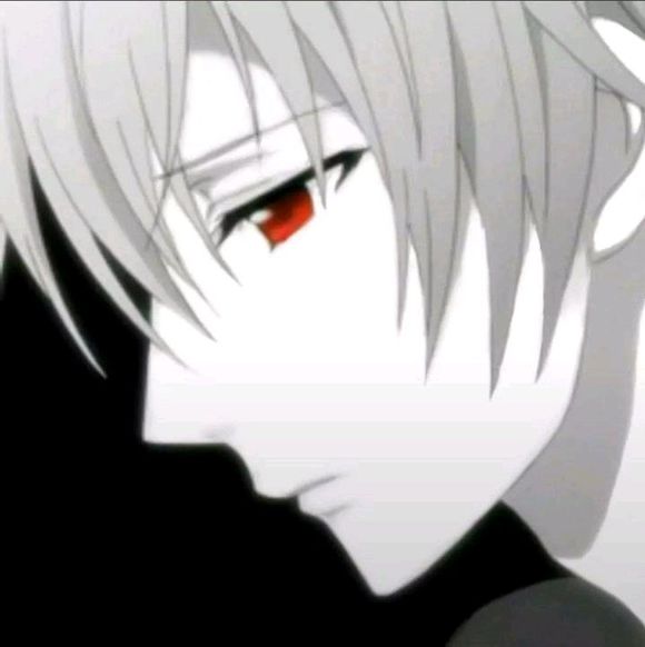 个性黑白二次元男生头像