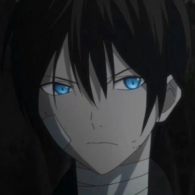 丧气黑白风格的微信动漫男生头像